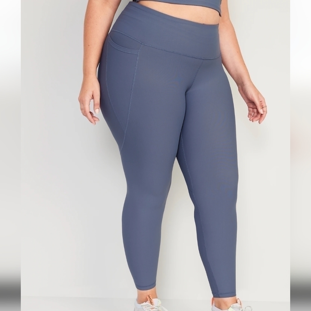 3X • Old Navy • High-Waisted PowerSoft 7/8-Length Side-Pocket Leggings